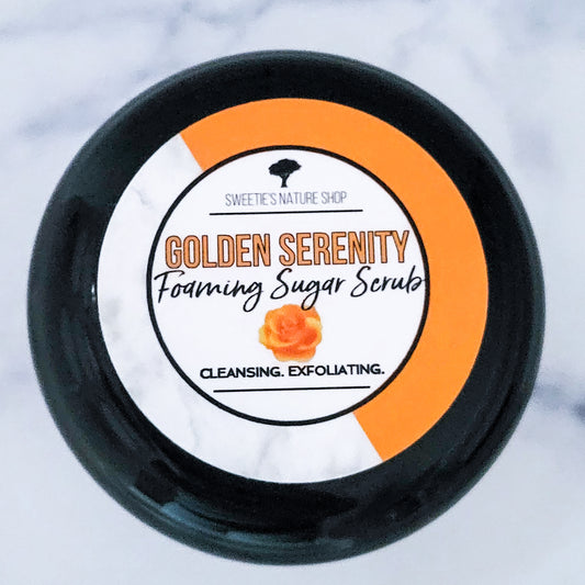 Golden Serenity Foaming Sugar Scrub