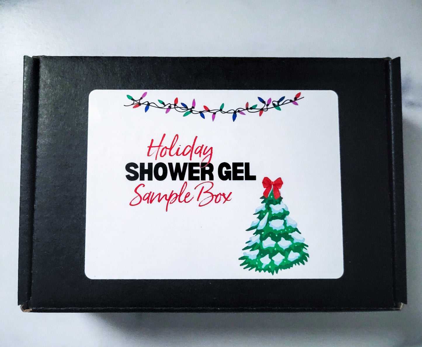 Shower Gel Sample Box - Holiday Edition - Sweetie's Nature Shop