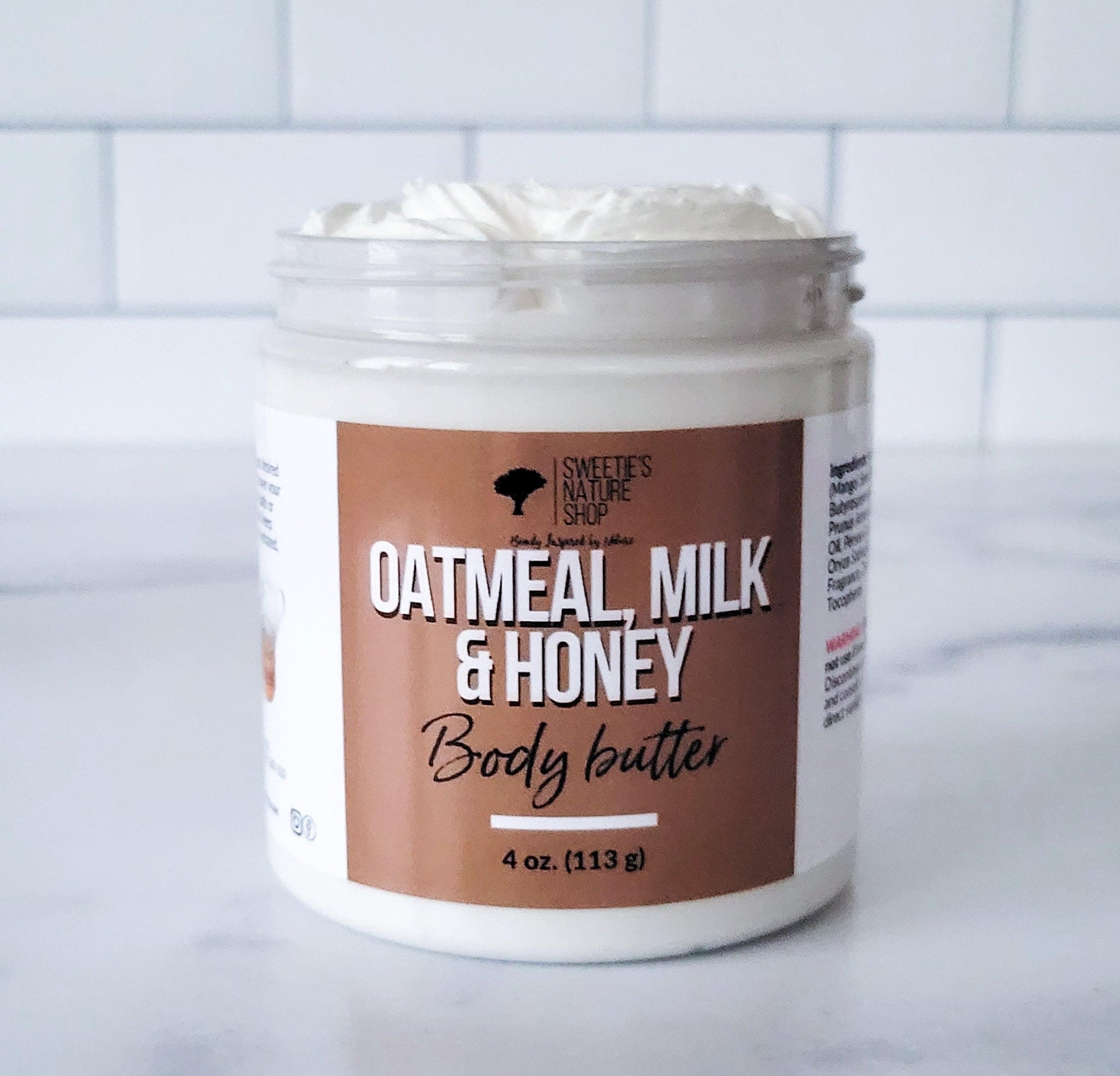 Oatmeal, Milk & Honey Body Butter - Sweetie's Nature Shop