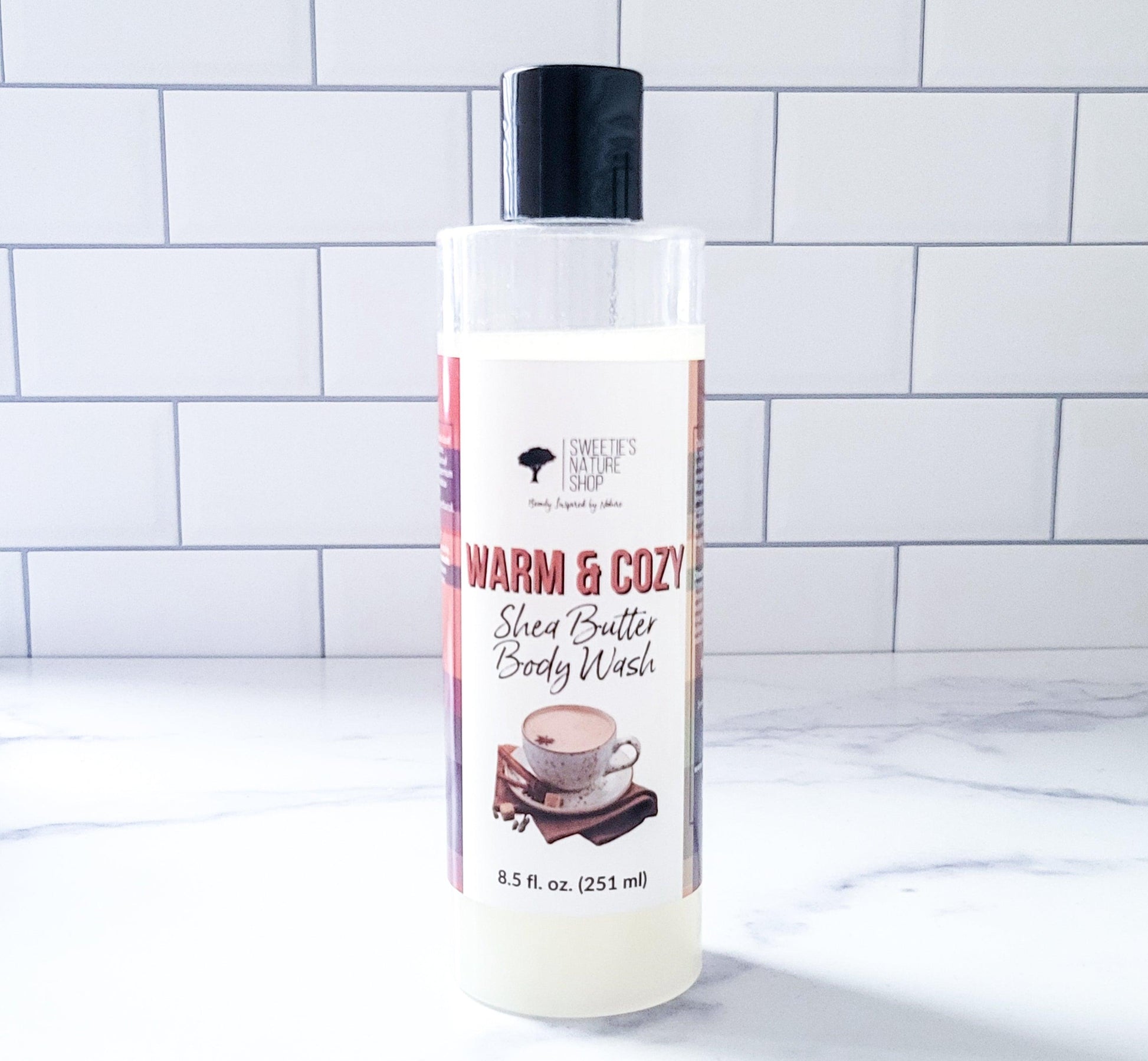 Warm & Cozy Shea Butter Body Wash - Sweetie's Nature Shop