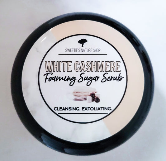 White Cashmere Foaming Sugar Scrub