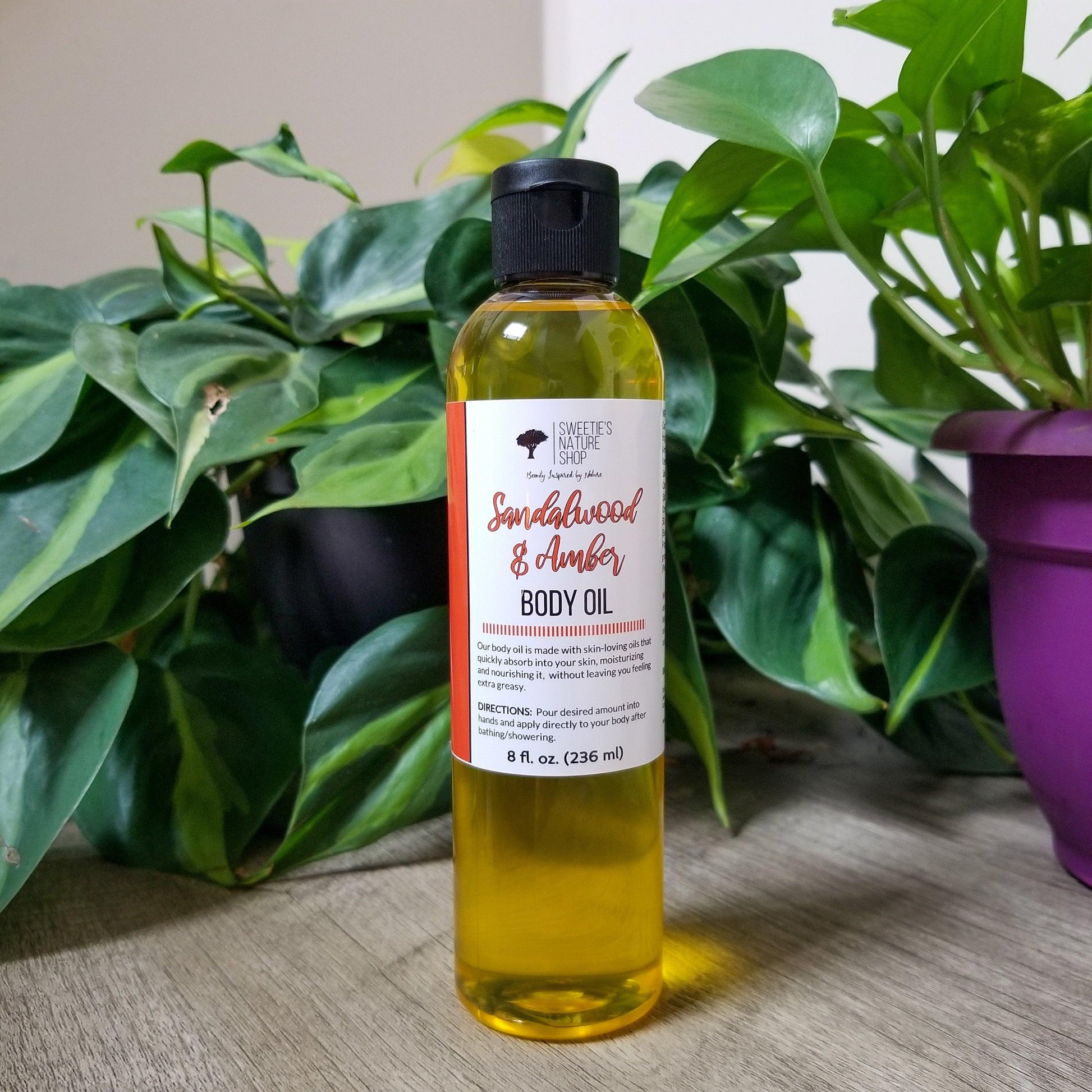 Jasmine & Amber Body Oil (formerly Sandalwood & Amber) - Sweetie's Nature Shop